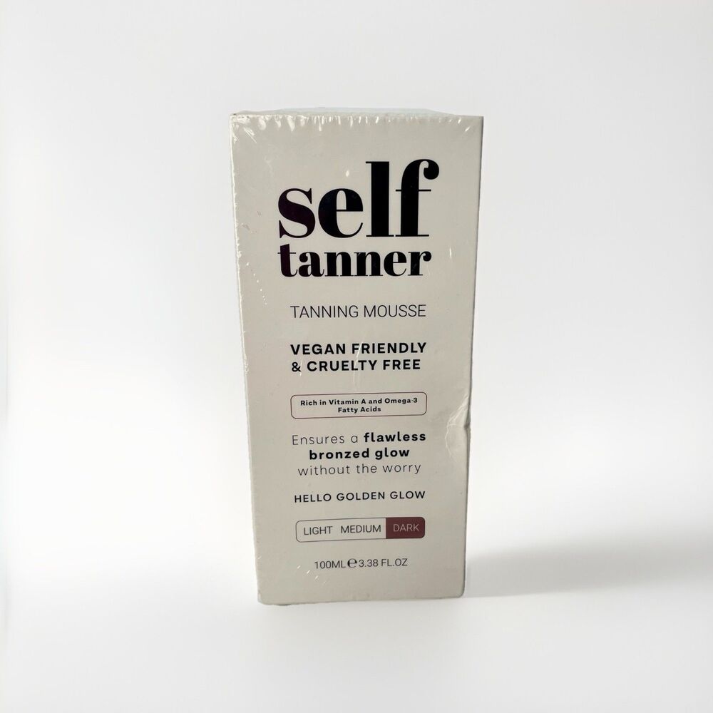 Self Tanning Mousse - Tanning Mousse Self Tanner For Face And Body, Sunless Dark